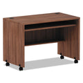 Walnut Mobile Workstation Desk X58321