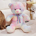 Colorful Ribbon Bear Plush Toy Doll O7343