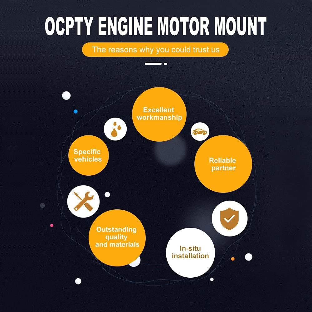 Engine Motor Mount Kit Pack of 2 S765070