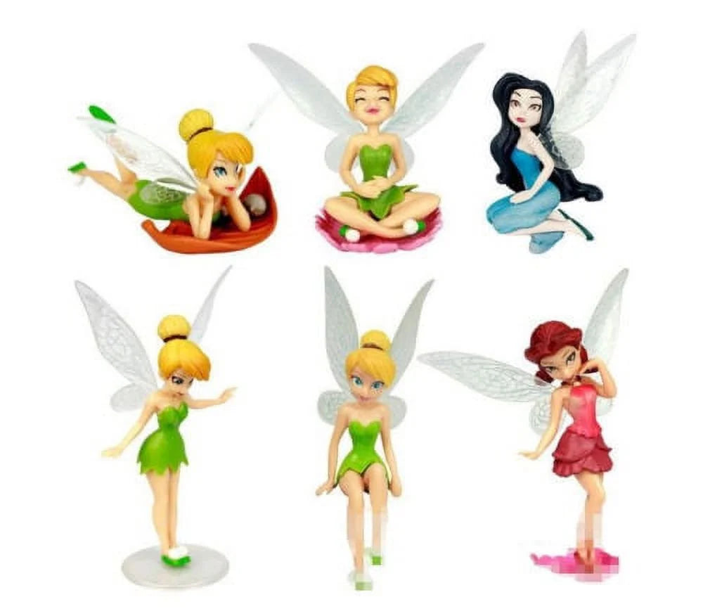 6pcs Fairy Figures Cake Topper Toy H582920