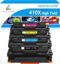 4 Pack Compatible Toner Cartridge for HP 410X CF410X CF411X CF412X CF413X H48405