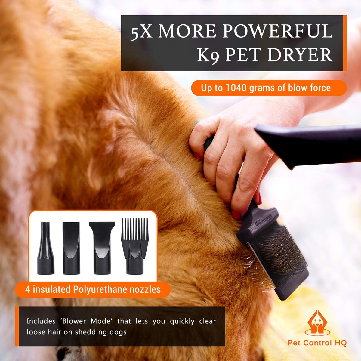 Dog Blow Dryer 4.5HP 2800W High Velocity 2 Motor B3703