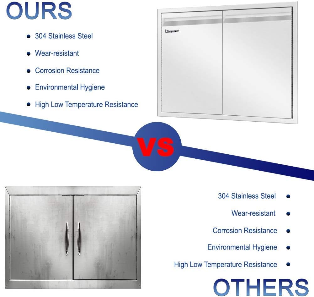 Outdoor Kitchen Single Access Door Stainless Steel O197