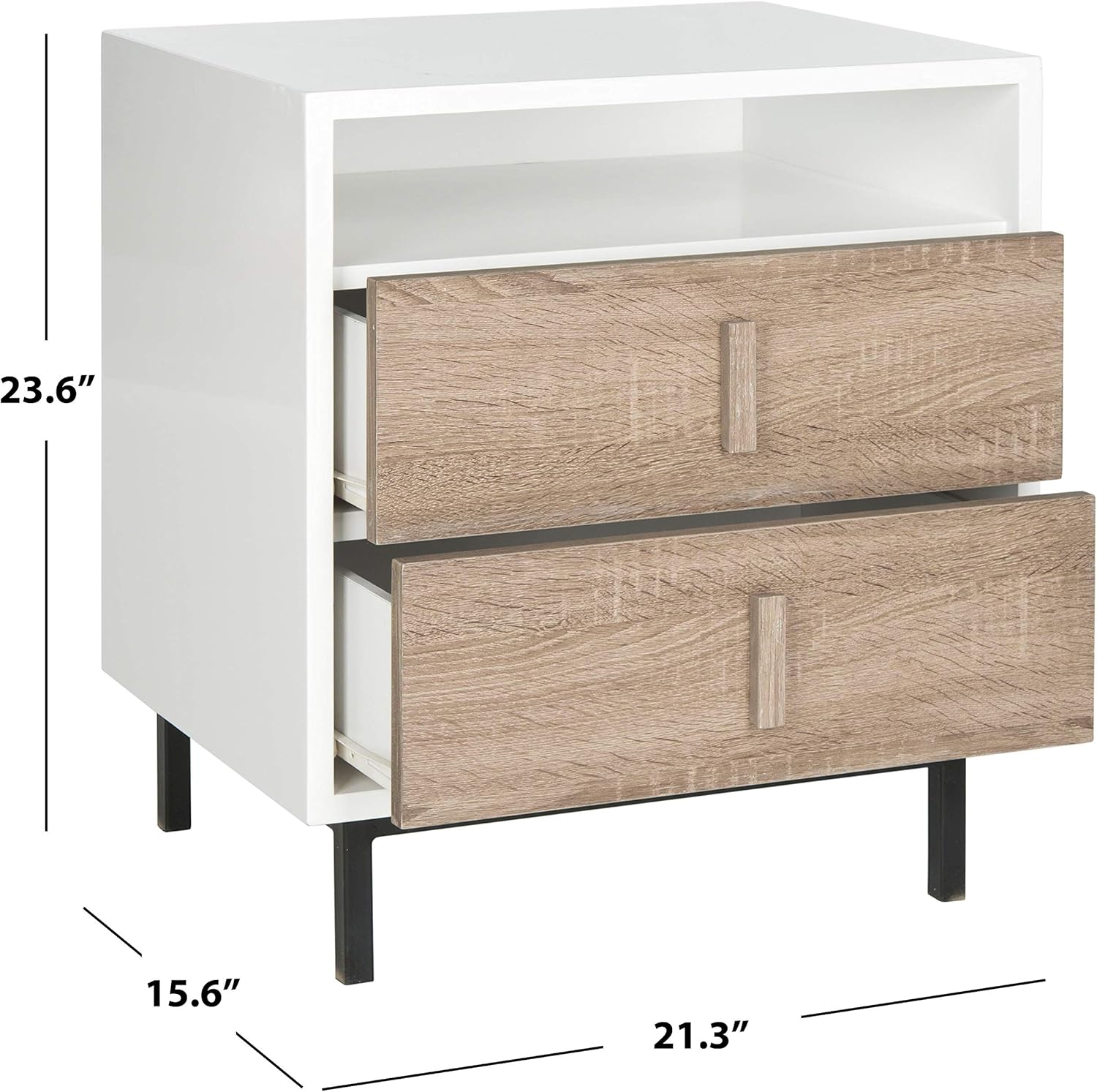 White/Oak Lacquer Cabinet I757829