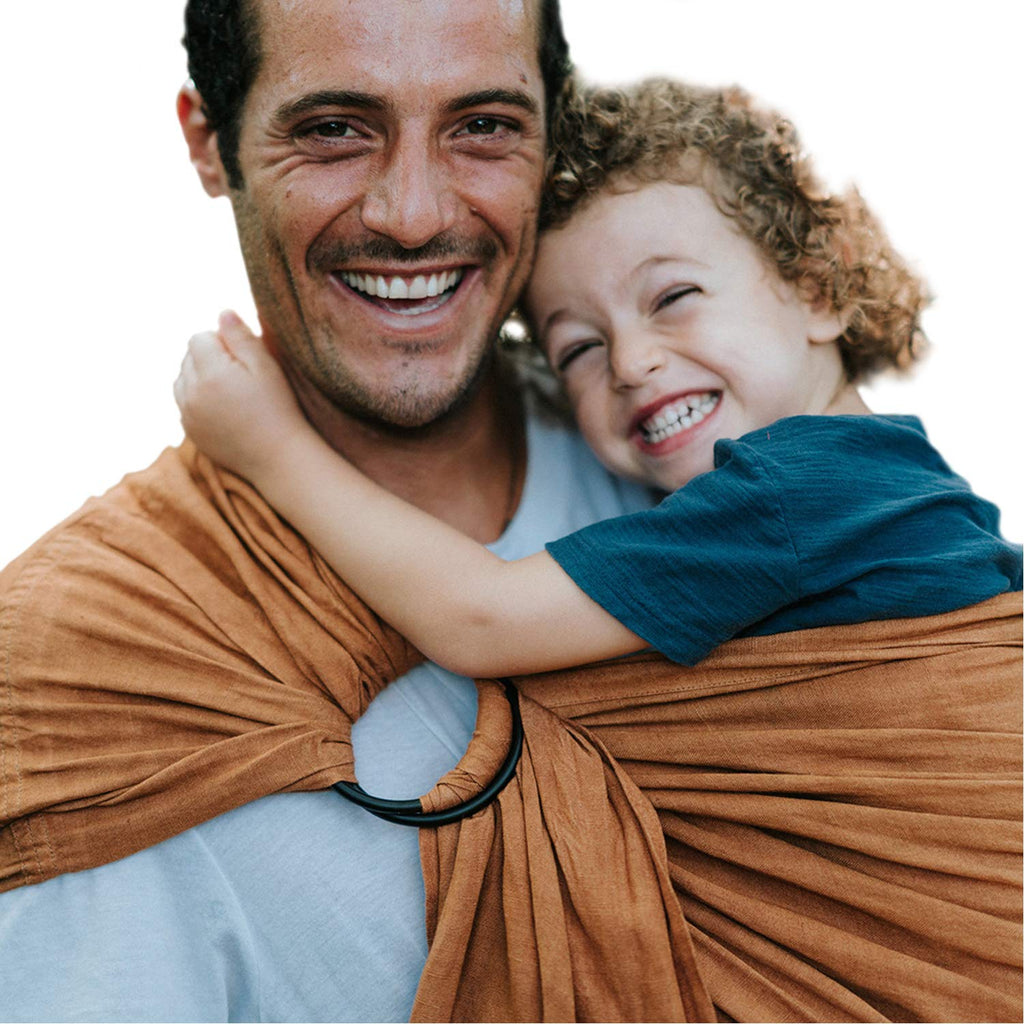 Bamboo and Linen Ring Sling Baby Carrier G960338