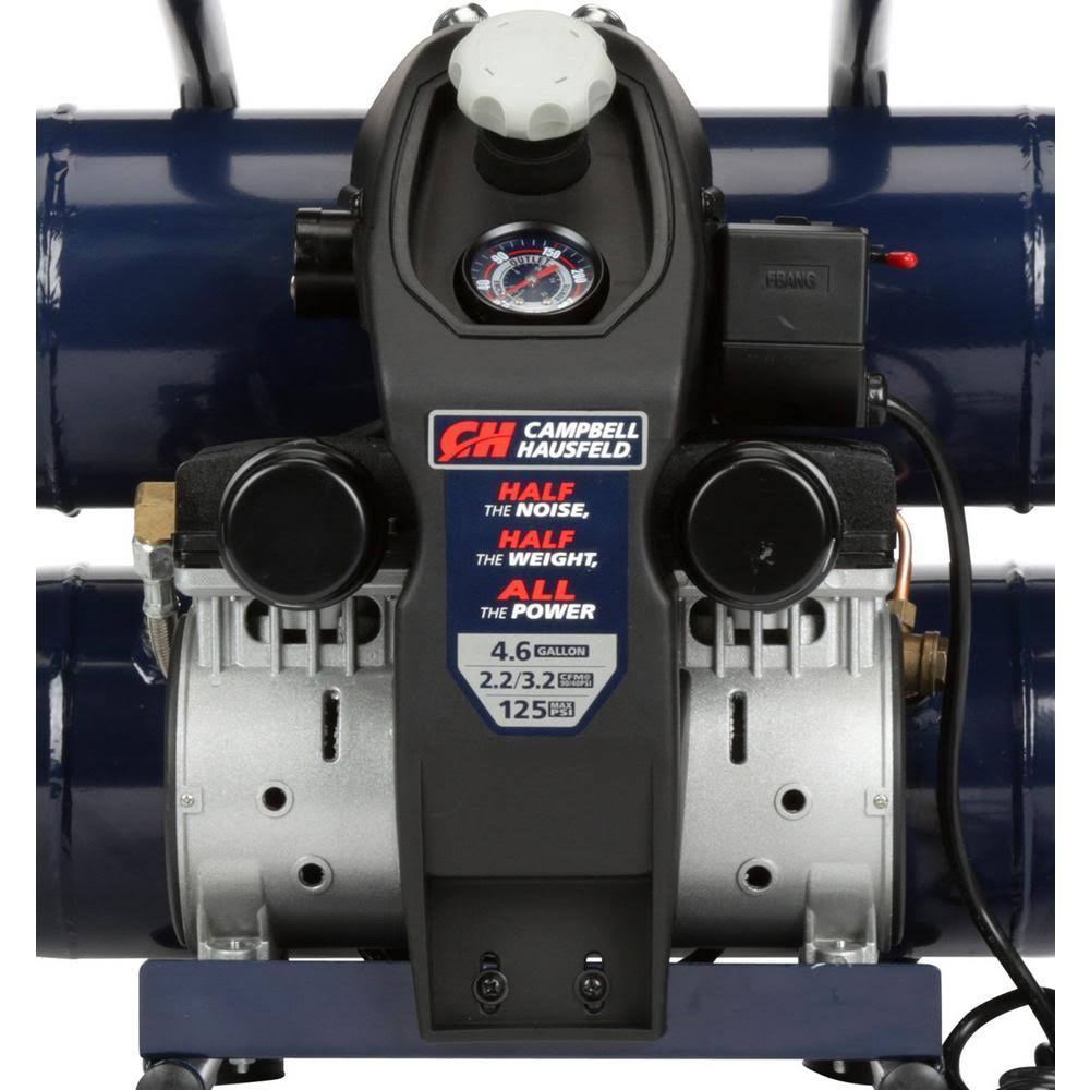 1 HP 4.6 Gallon Twin Stack Air Compressor K3989