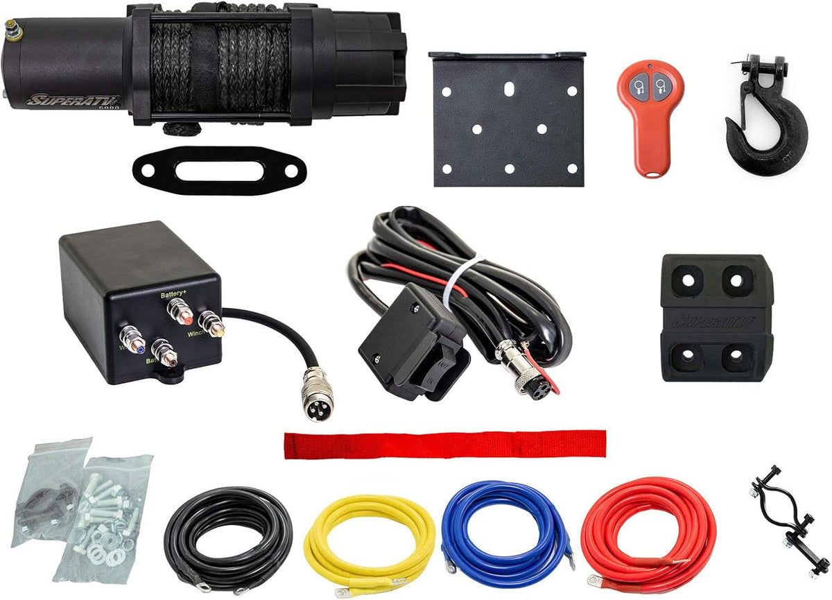 6000 lb Winch with Winch Mounting Plate A816
