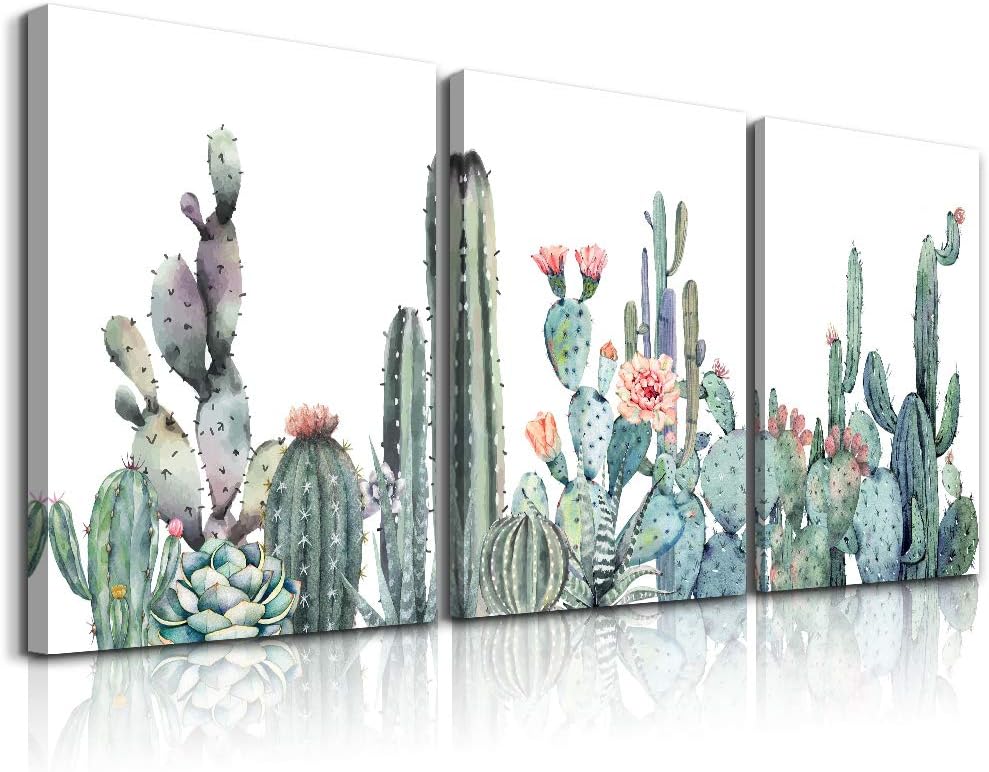 3 Piece Blue Abstract Mountain Canvas Wall Art K301668
