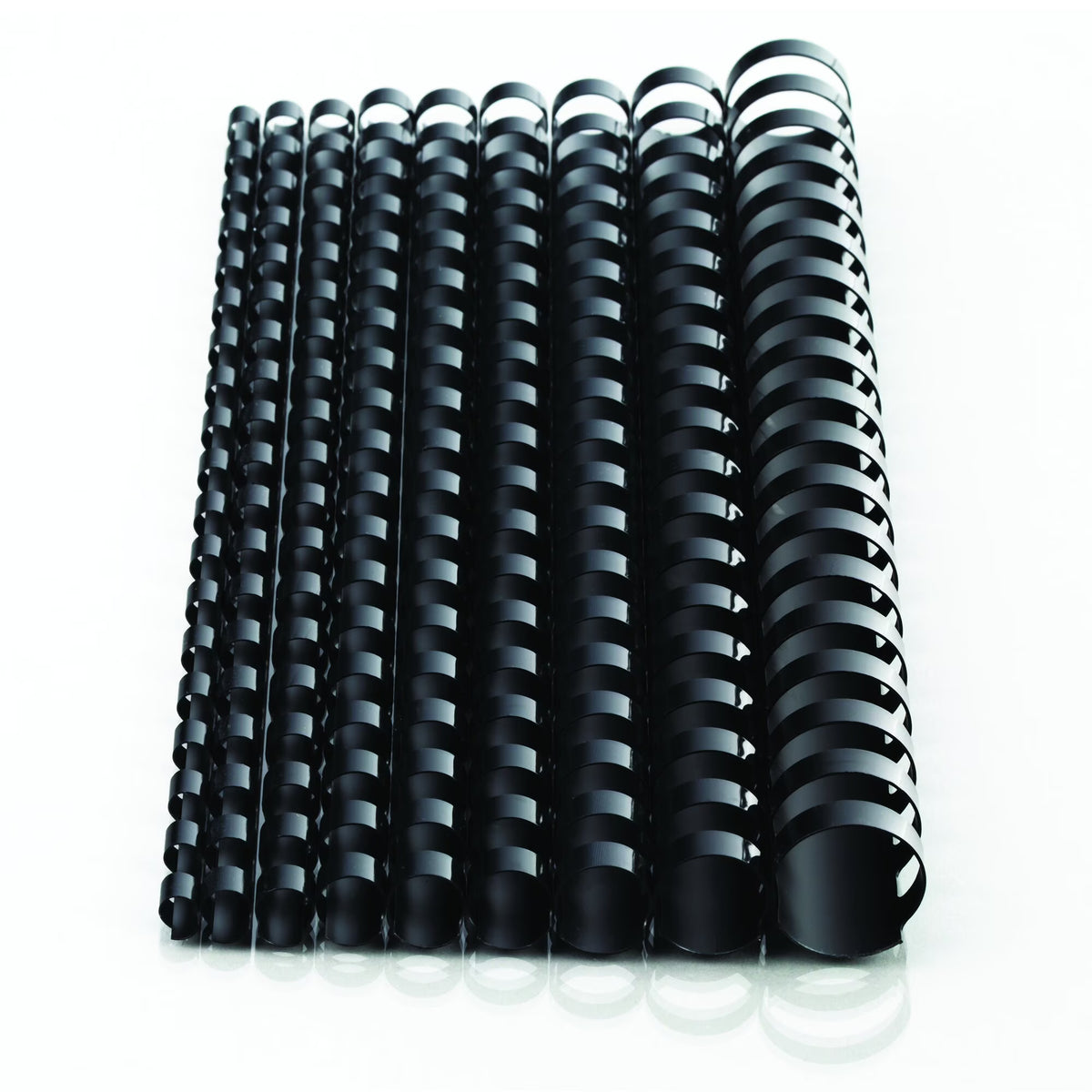 125 Pack Black Binding Spines N5440
