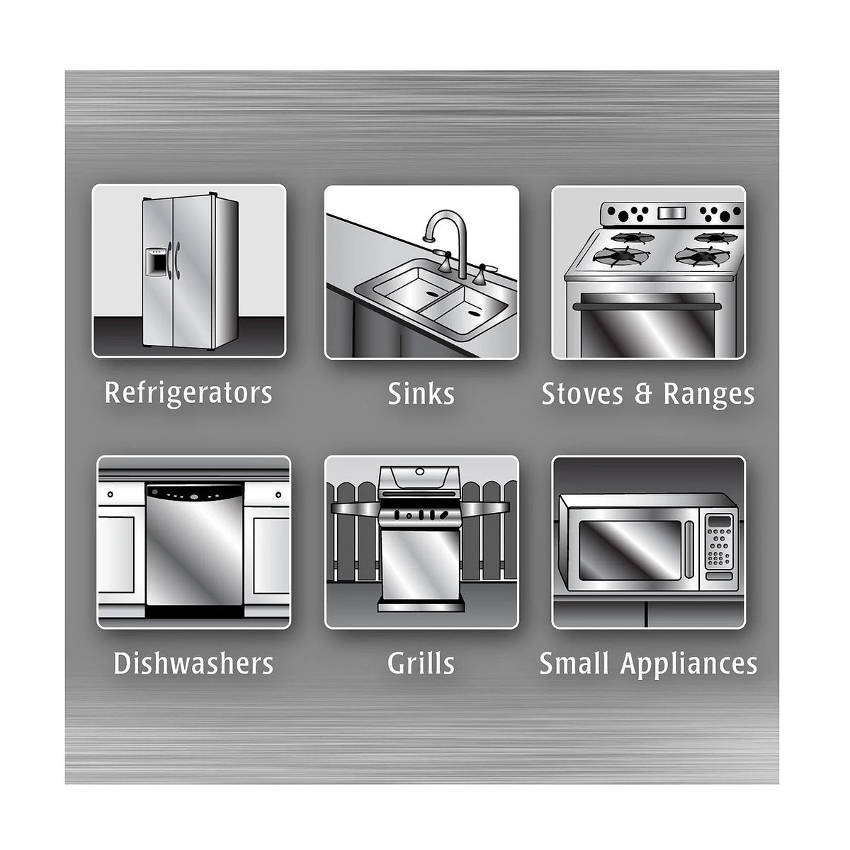 Stainless Steel Cleaner and Polish 17 Ounce 3 Count W96044