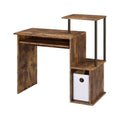 Weathered Oak & Black Finish Computer Desk L87361