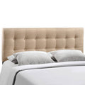 Beige Fabric Headboard U434508