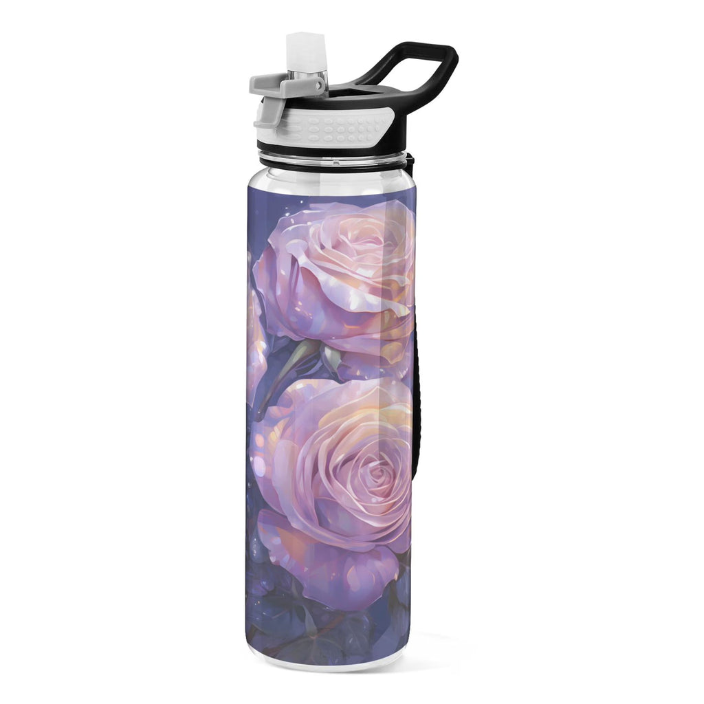 Purple 32oz Tritan Sports Water Bottle with Straw K569