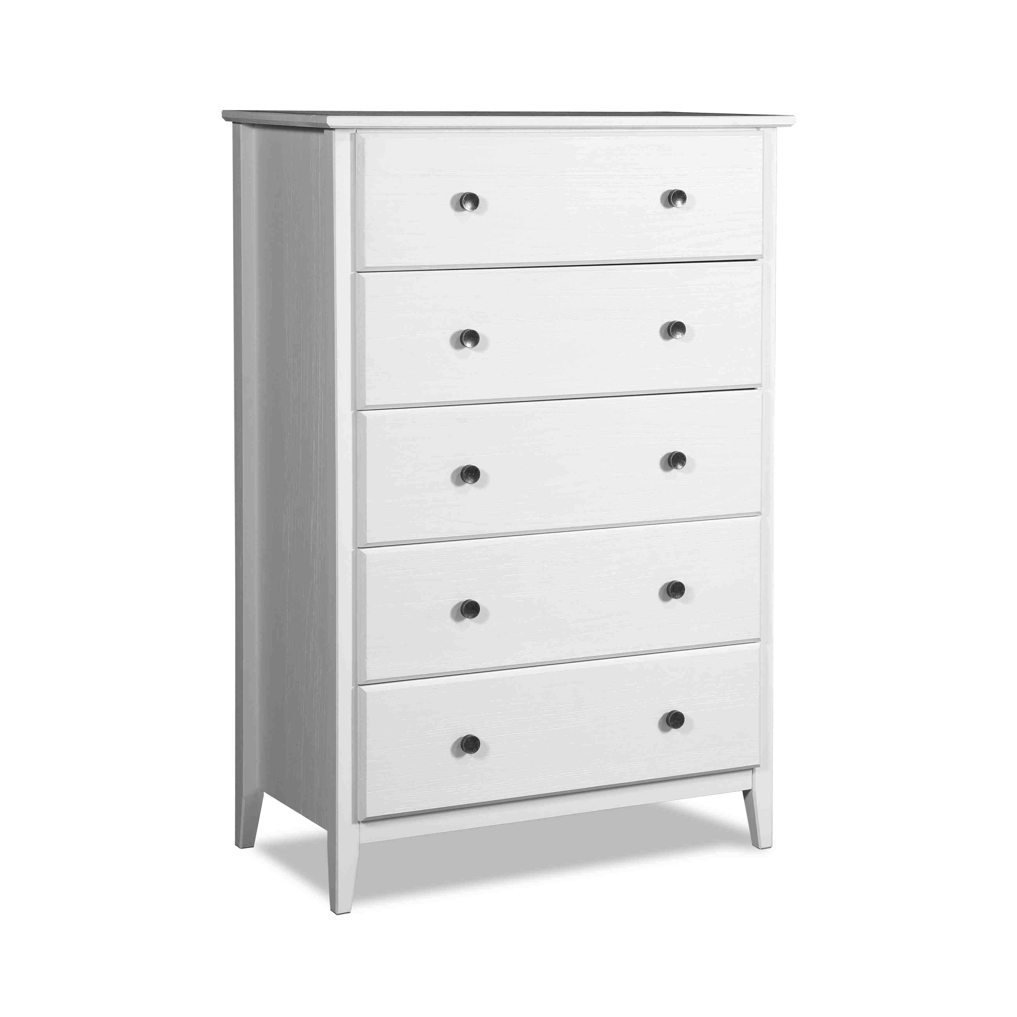 Brushed Grey 5-Drawer Chest G383241