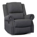 Charcoal Nursery Recliner Glider Swivel Chair P971102