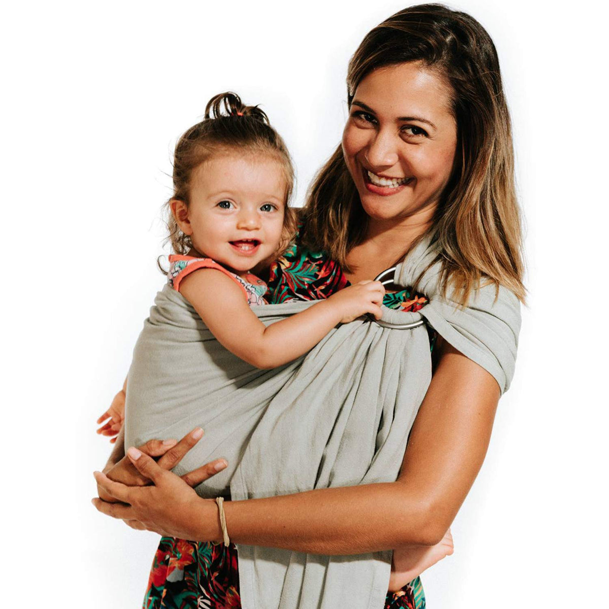 Bamboo and Linen Ring Sling Baby Carrier G960338