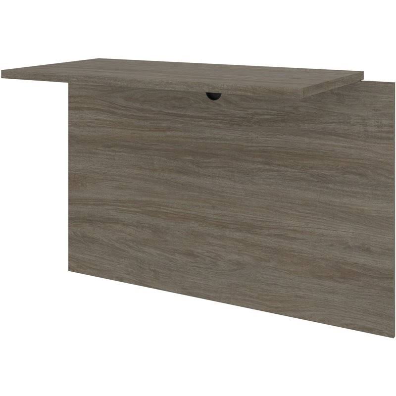 Walnut Gray Desk Bridge T94444