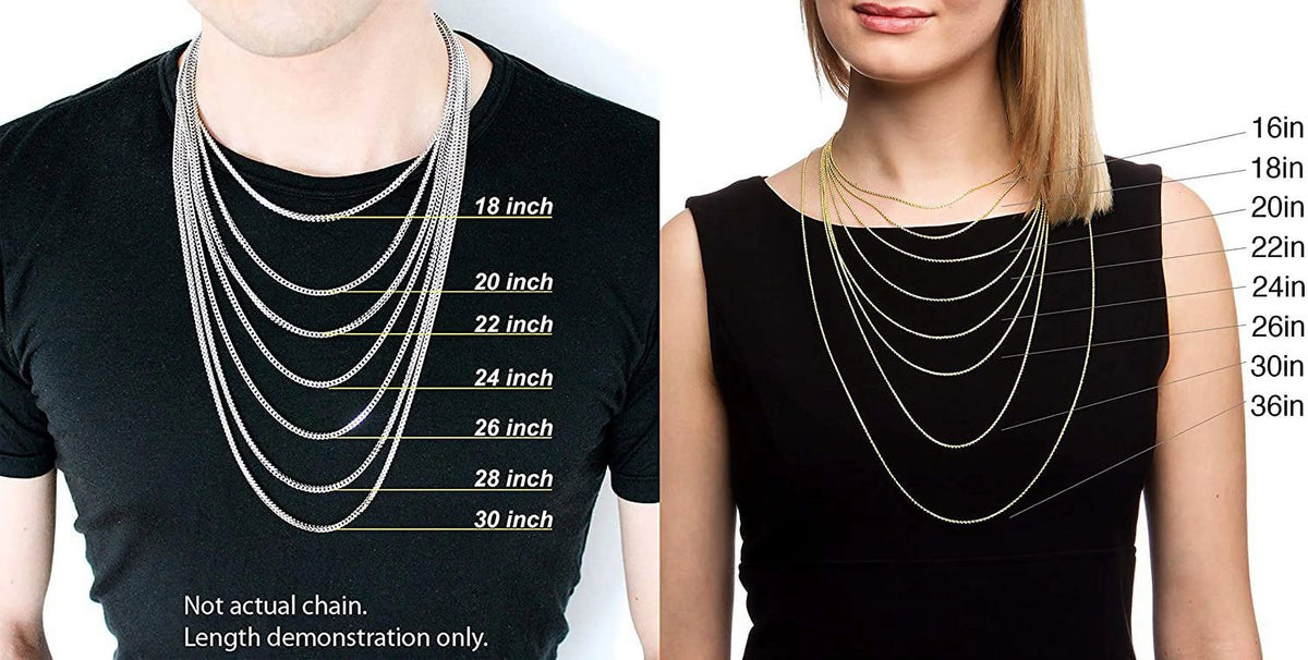 Italian Sterling Silver Miami Cuban Chain Necklace P60056