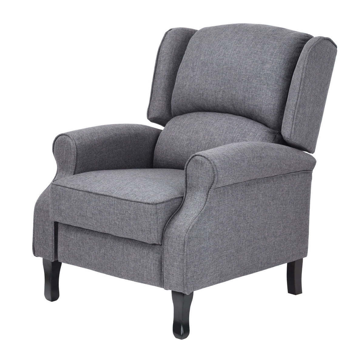 Gray Manual Recliner Accent Chair N7898