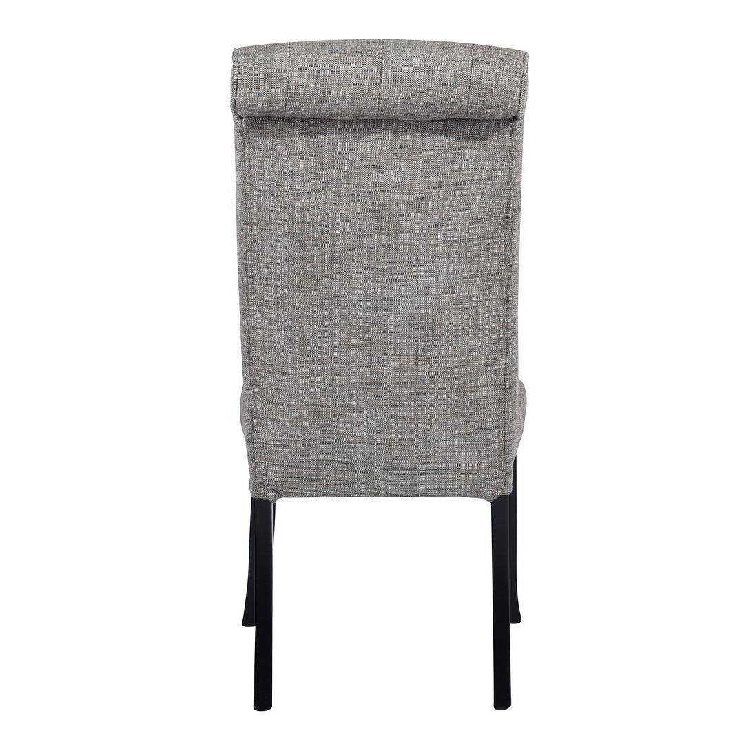 Grey Solid Wood Frame Dining Chair Set of 2 W6379