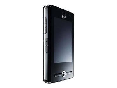 Pitch Black Smartphone with 2 MP Rear Camera X1740