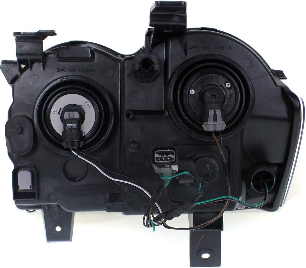 Driver Side Halogen Headlight Assembly for Jeep Grand Cherokee 2008 2010 C6505