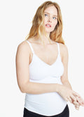 White Seamless Nursing Camisole A540