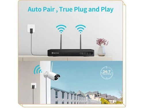 1080p 8CH NVR Wireless Security Camera System O8339