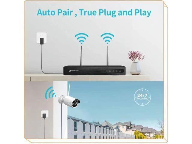 1080p 8CH NVR Wireless Security Camera System K315034