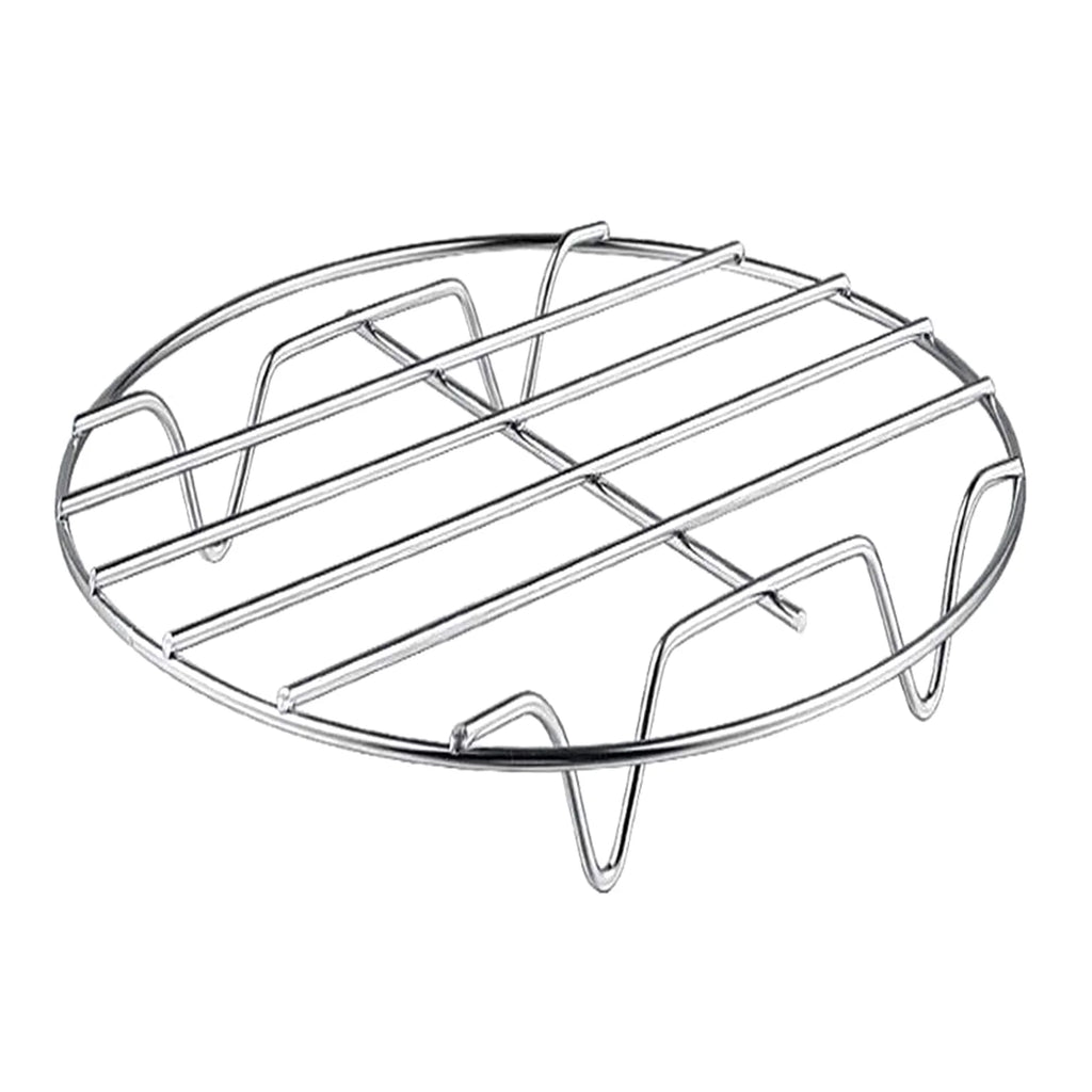 10Pcs Air Fryer Accessory Kit Frying Baking Pan Rack Pizza Tray Metal Holder Bread Bracket Cupcake Mould Set U537