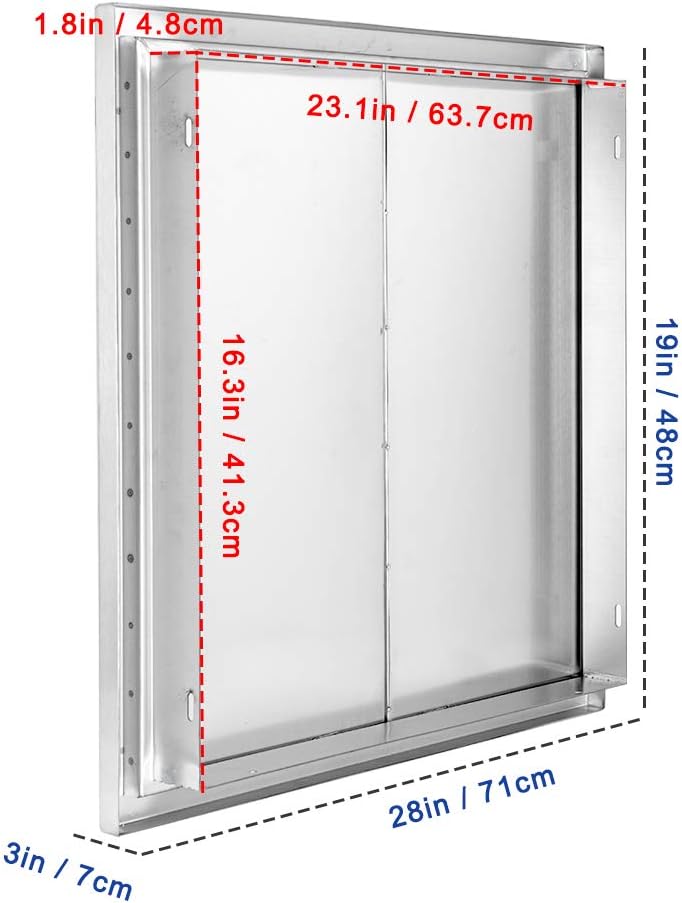 Outdoor Kitchen Single Access Door Stainless Steel O197