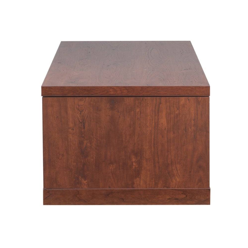 Rustic Storage Coffee Table Vintage Walnut B9078