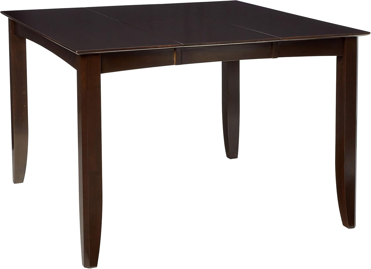Cappuccino Counter Height Dining Square Table with Butterfly Leaf R764308