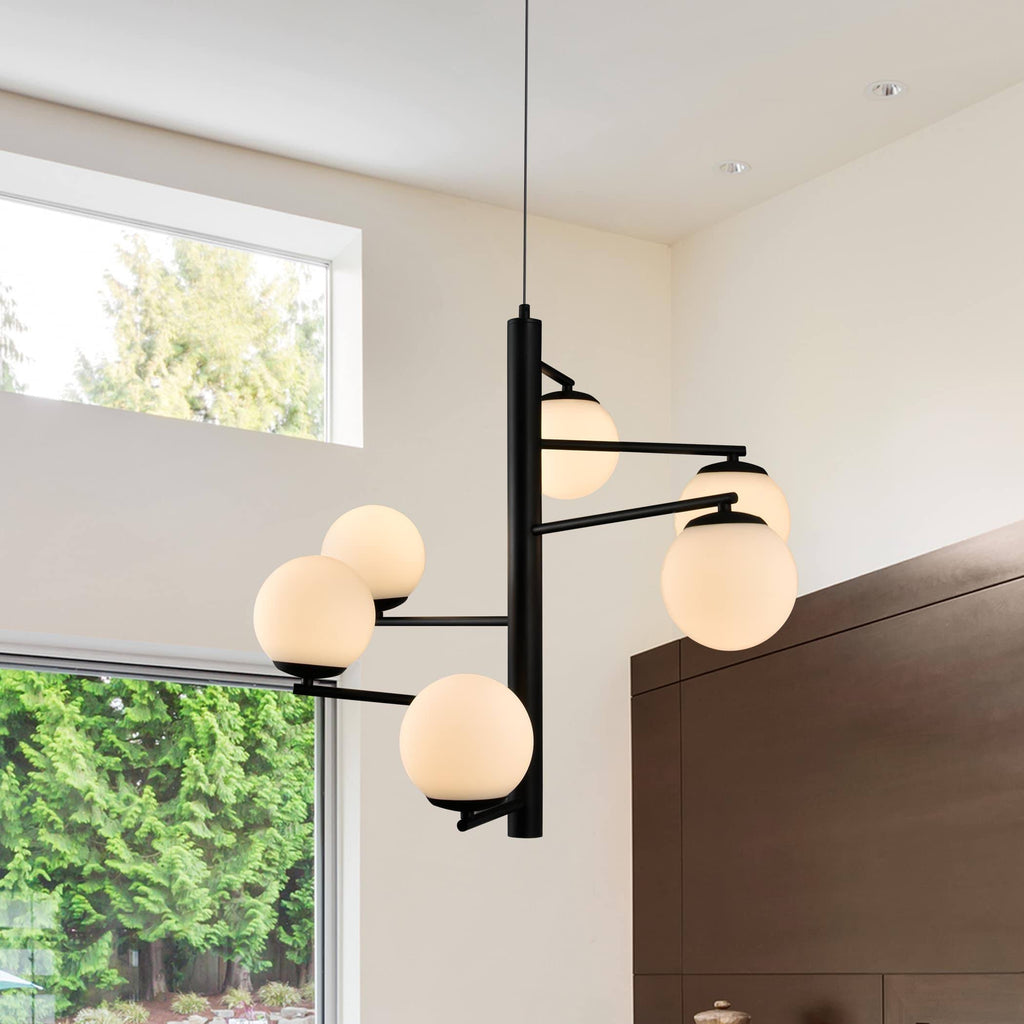Black 28 inch LED Chandelier Z125432
