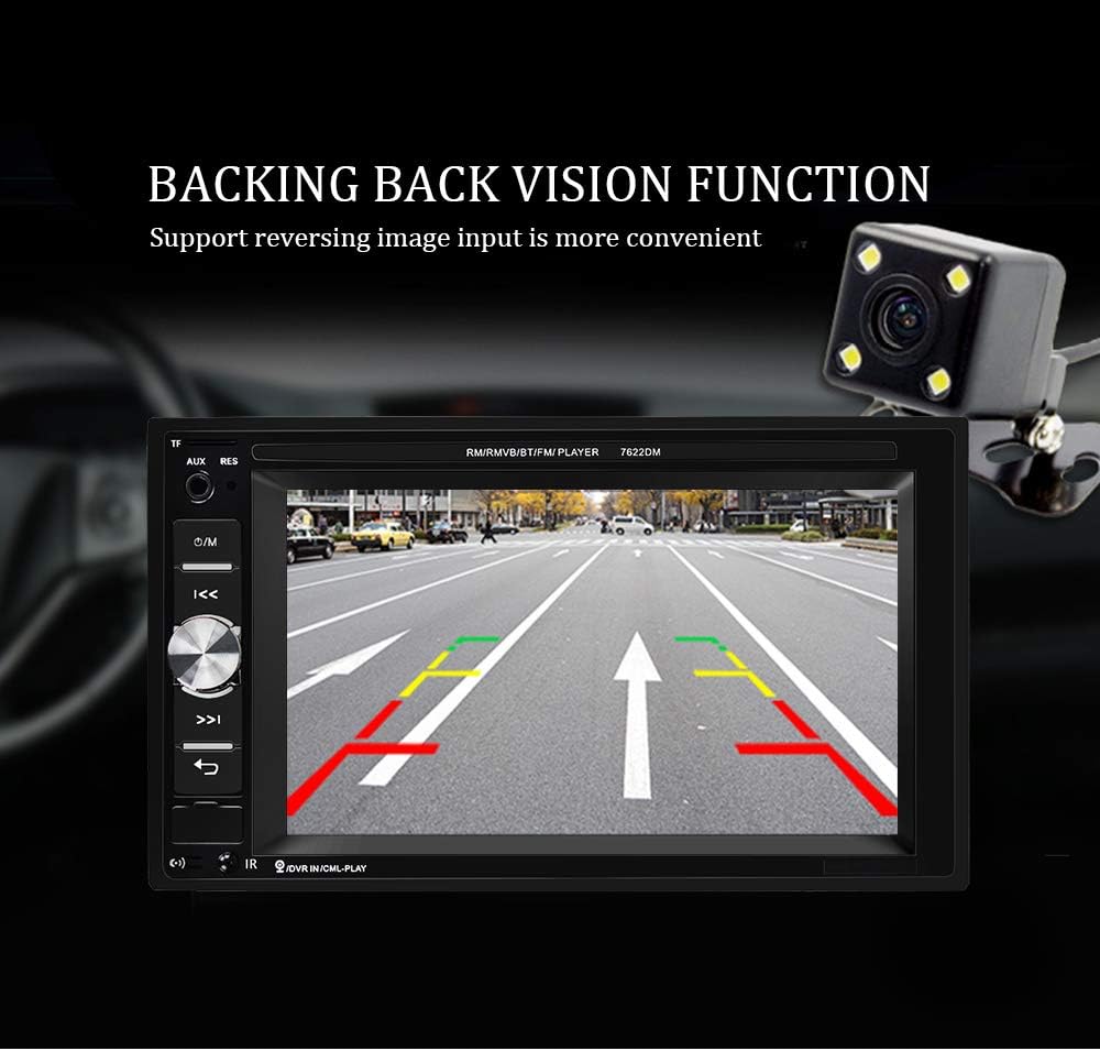 6.2 Inch Touch Screen Car Stereo with Backup Camera O904351