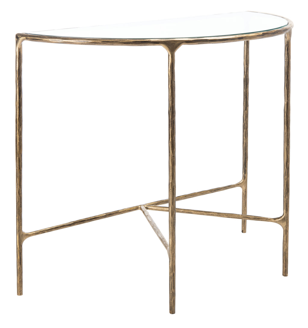 Brass Metal Console Table O87333