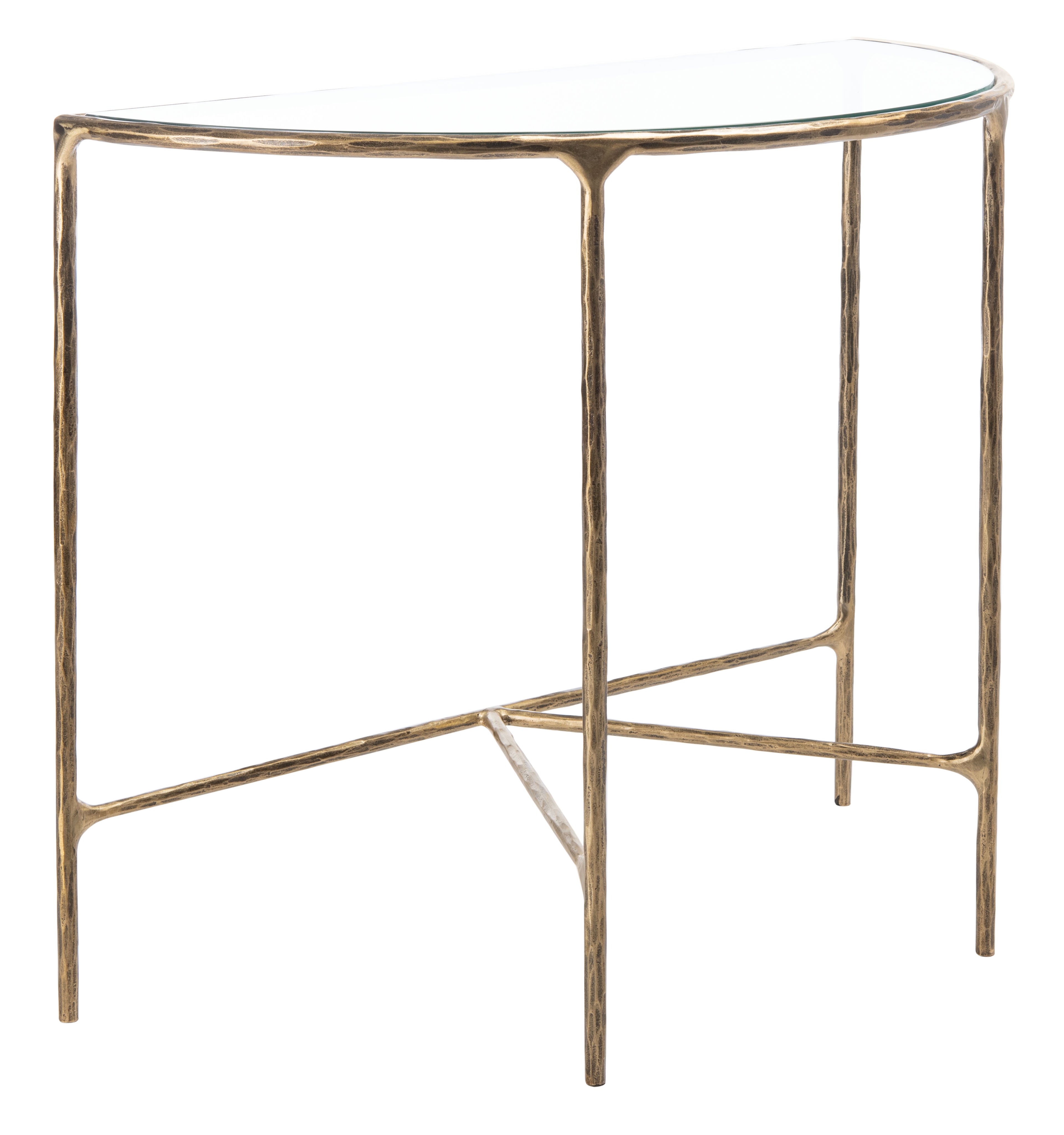 Brass Metal Console Table O87333