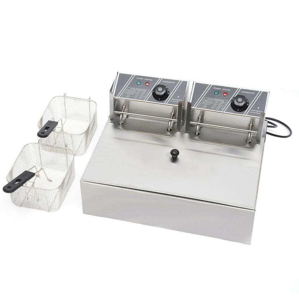 5000W Electric Deep Fryer 12L Single Tank V3165