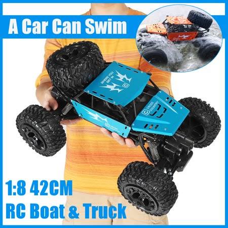 1:8 4WD RC Monster Truck Amphibious Remote Control Car S867514