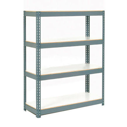 Extra Heavy Duty Shelving 48Wx12Dx84H 6 Shelves 1500 lbs. Cap. per Shelf E4713