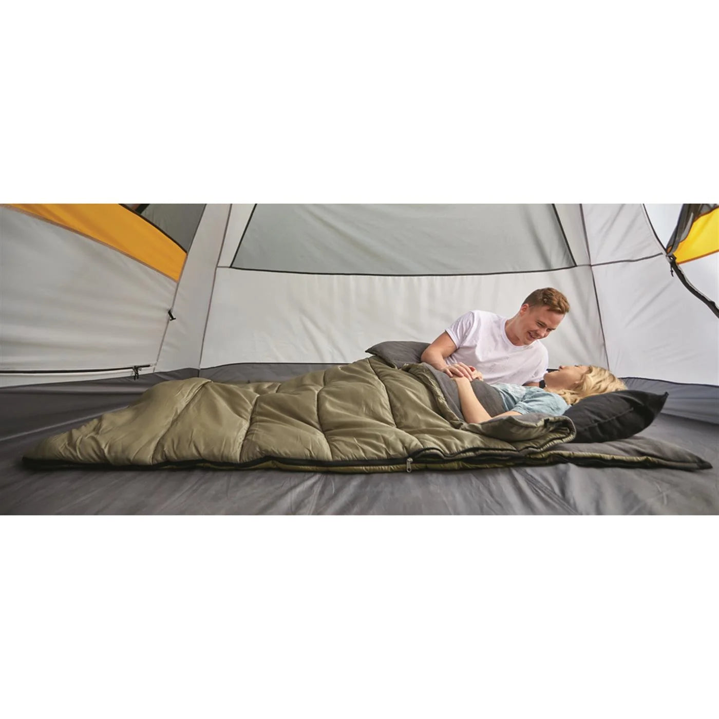 Canvas Double Sleeping Bag 2-Person Q696