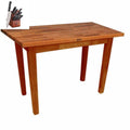 Oak Table Kitchen Island 48X30X1-1/2 H38506