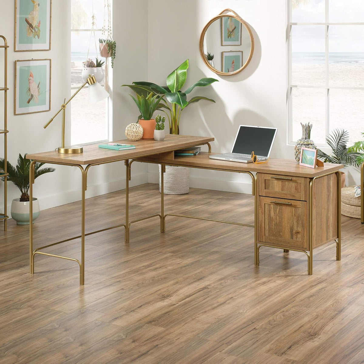 Sindoori Mango L-Desk Z1008