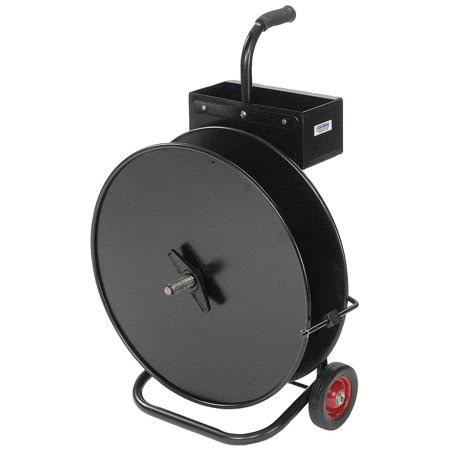Strapping Cart for Polypropylene & Steel Strapping, Fits 8x22 & 16x22 Cores T96453