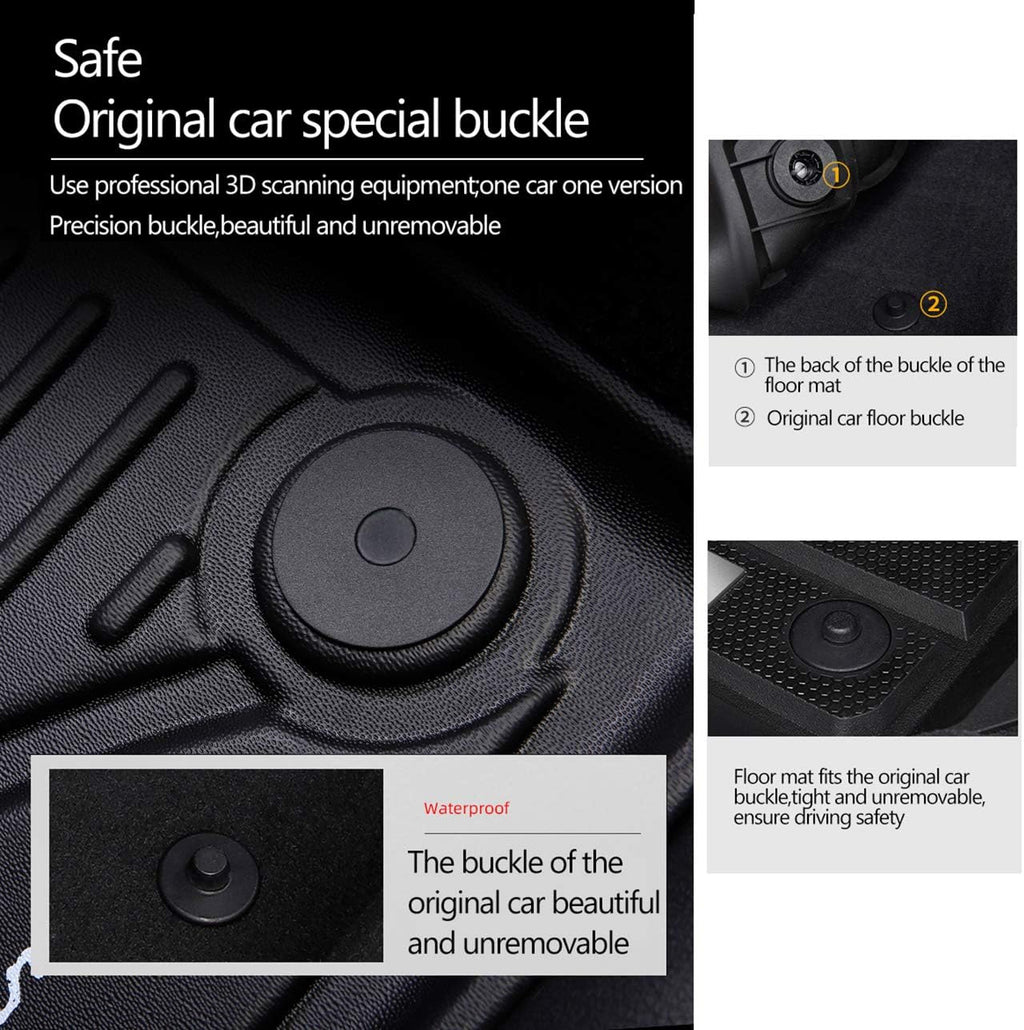 Car Floor Mats for Toyota Camry 2012-2017 Front Rear Heavy Duty All Weather I735637