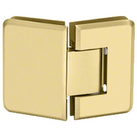 Satin Brass 135 Degree Glass-to-Glass Standard Hinge S409