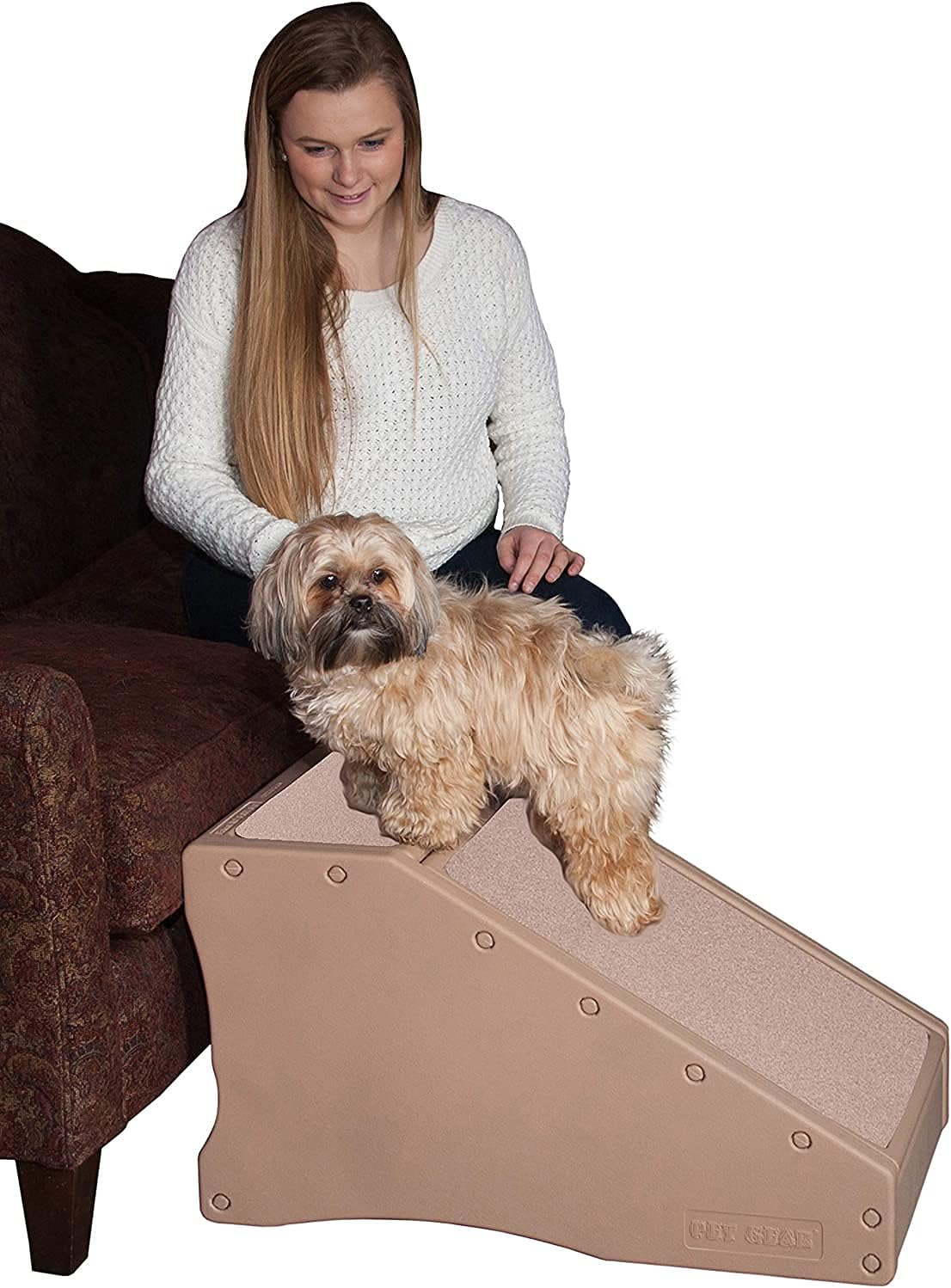 Stair and Ramp Combination for Dogs/Cats, Lightweight, Pack of 2 B906