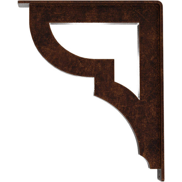 Antiqued Copper Wrought Iron Bracket Q276880
