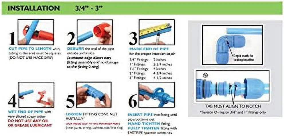 90 Degree Elbow for 1.5" Compressed Air Piping G97007