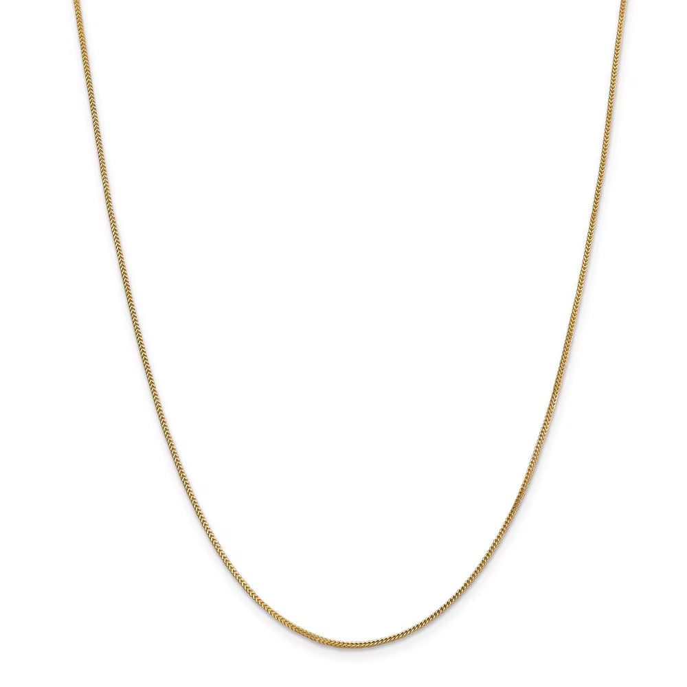 14kt Yellow Gold Franco Chain 16 inch Lobster Clasp H716